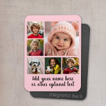 Skapa en Anpassningsbar Photo Collage med 6 foton Magnet<br><div class="desc">Använda ditt favoritfoto eller bilder om du vill göra roligten  med vänner.</div>
