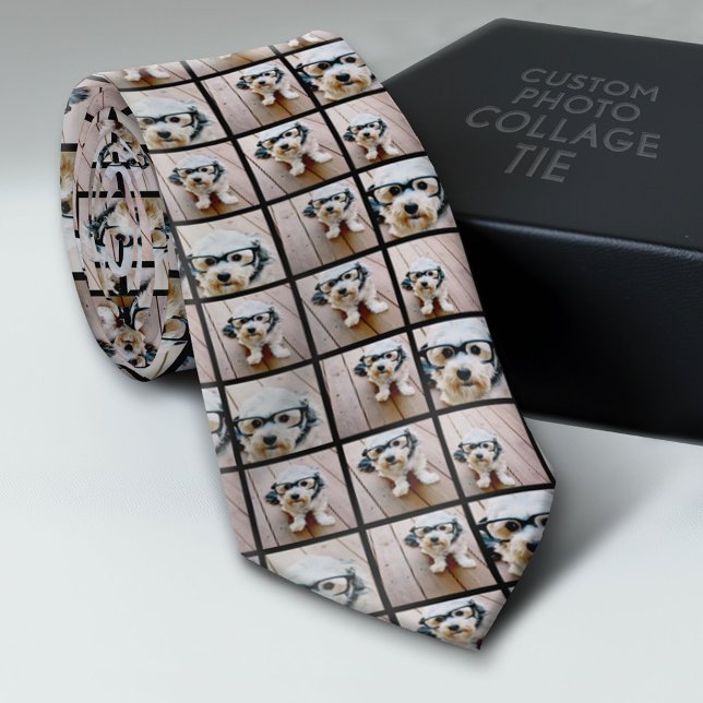 Skapa en Anpassningsbar Photo Collage med 6 foton  Slips (Custom Tie with a Photo Collage)