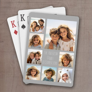 Skapa en Anpassningsbar Photo Collage med 8 foton Casinokort