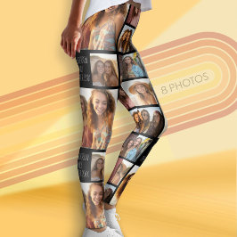 Skapa en Anpassningsbar Photo Collage med 8 foton Leggings
