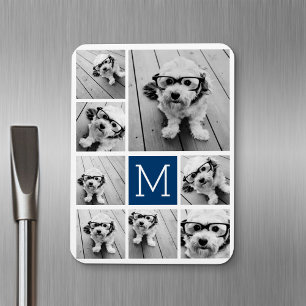 Skapa en Anpassningsbar Photo Collage med 8 foton Magnet