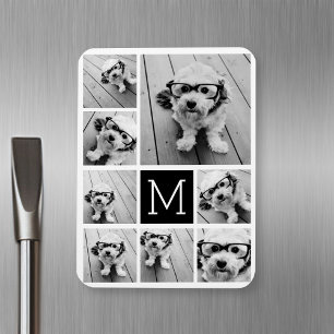 Skapa en Anpassningsbar Photo Collage med 8 foton Magnet