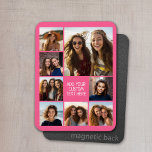 Skapa en Anpassningsbar Photo Collage med 8 foton Magnet<br><div class="desc">Använda ditt favoritfoto eller bilder om du vill göra roligten  med vänner.</div>