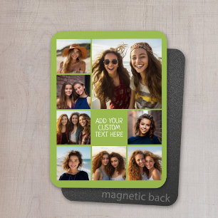 Skapa en Anpassningsbar Photo Collage med 8 foton Magnet
