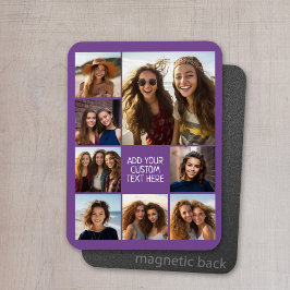 Skapa en Anpassningsbar Photo Collage med 8 foton Magnet