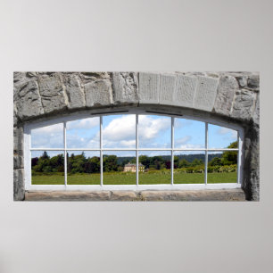Skapa en Arched Window-effekt med Rural View Poster