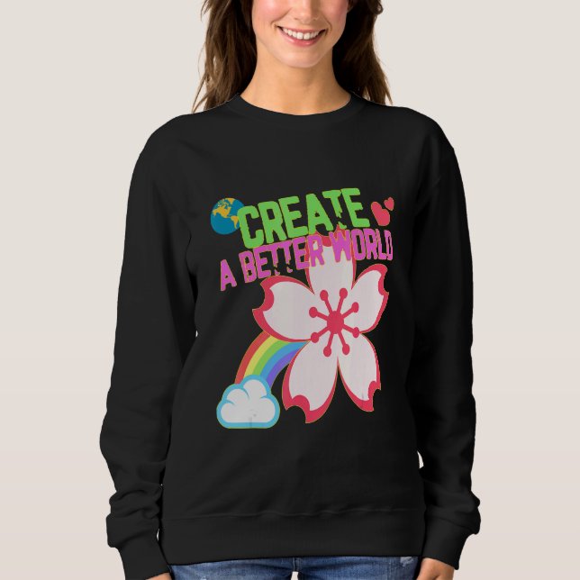 Skapa en bättre Kreativ i världen T Shirt (Framsida)