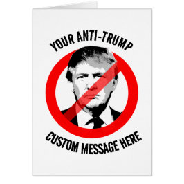 Skapa en egen antitrumpump hälsningskort