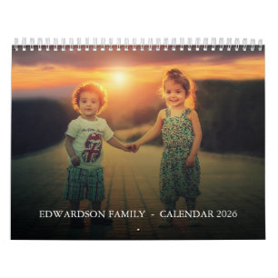 Skapa en egen fotokalender för unikt år i familjen kalender