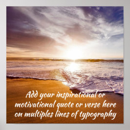 Skapa en egen inspirationskälla/Motiv citat Poster