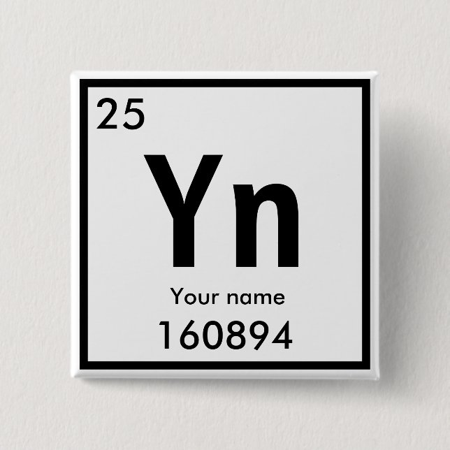 Skapa en egen knapp på det kemiska inslagen (Framsida)