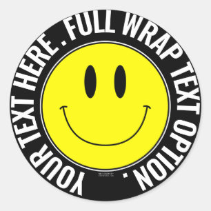 Skapa en egen symbol runt streck, figursättning a runt klistermärke