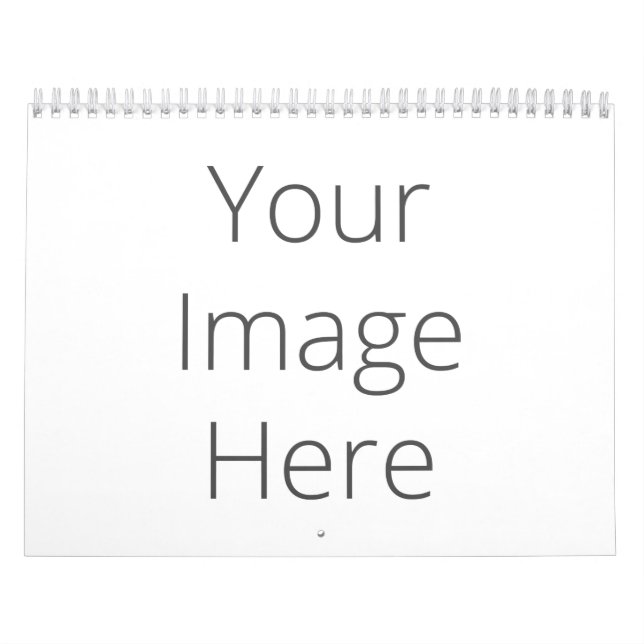 Skapa en egen tvåsidig, medelstor, vit kalender (Omslag)