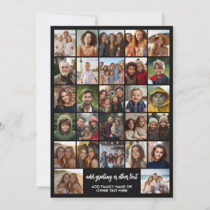Skapa en funky fotokollage med 27 foton julkort