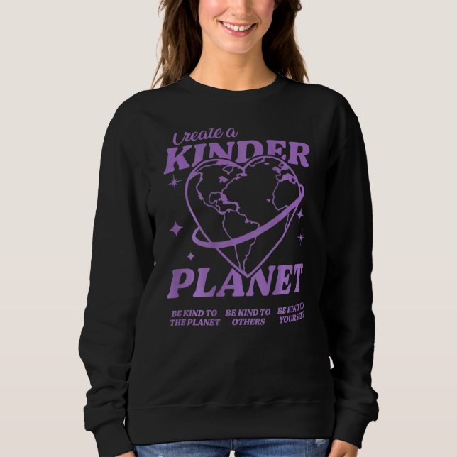 Skapa en Kinder Planet Aesthetic Trend 1 T Shirt (Framsida)