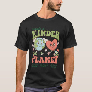 Skapa en Kinder Planet Aesthetic Trendig Costume E T Shirt