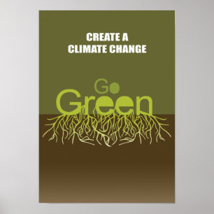 SKAPA EN KLIMATFÖRÄNDRING POSTER