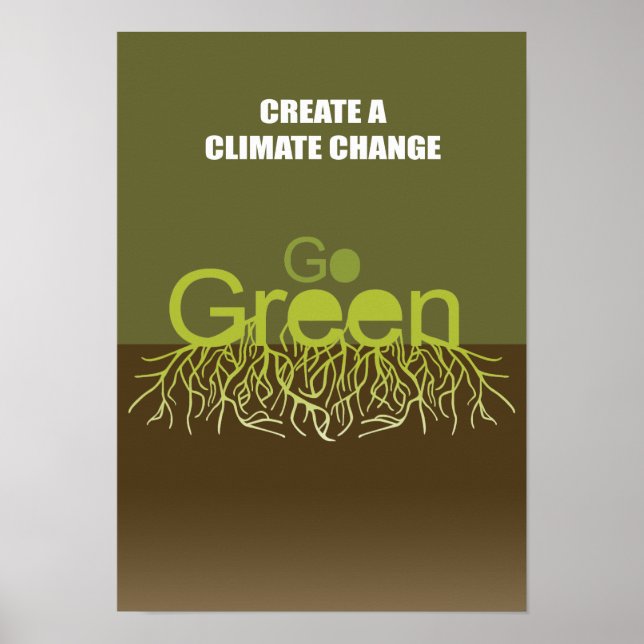 SKAPA EN KLIMATFÖRÄNDRING POSTER (Framsidan)