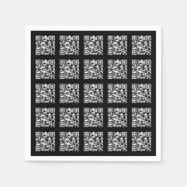 Skapa en kompilerad QR-kod Mönster | Redigerbart F Pappersservett