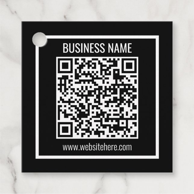 Skapa en modern QR-kod omedelbart Gåvor Etiketter (Framsida)