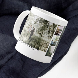 Skapa en Personlig-familj Fotokeepé Jumbo Mugg