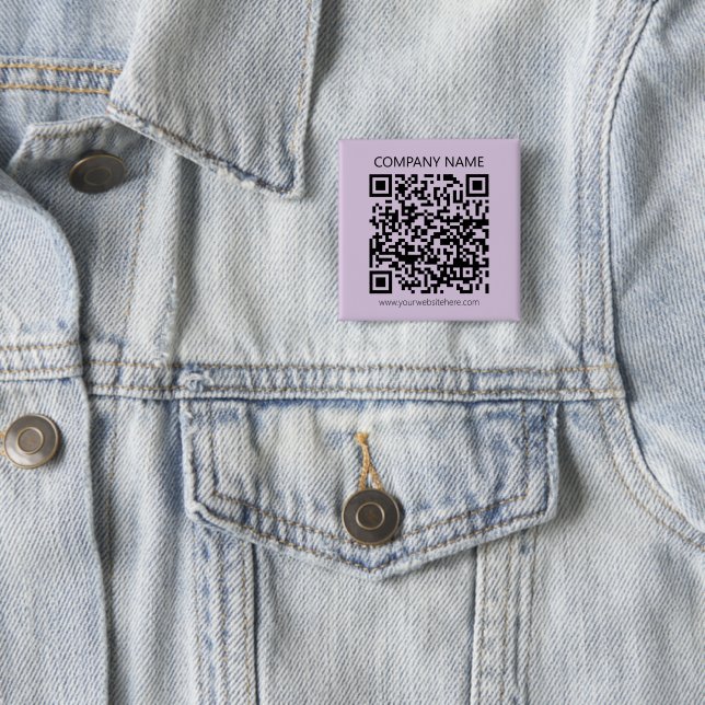 Skapa en QR-kod | Bleklavendel Violett Knapp (In Situ)