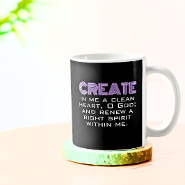 Skapa en ren hjärtnyans Lila hos mig Kaffemugg