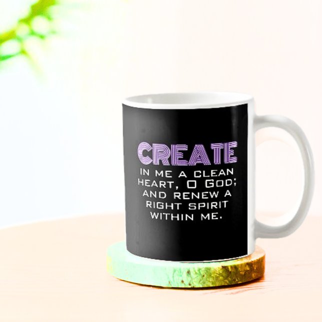 Skapa en ren hjärtnyans Lila hos mig Kaffemugg (Skapare uppladdad)