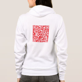Skapa en skannerbar röd (redigerbar) QR-kod T Shirt