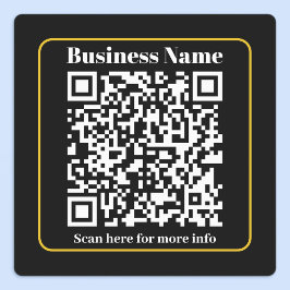 Skapa en snabbskannerbar QR-kod för företag Klistermärke