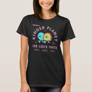 Skapa en snällare planet HBTQ-anhängare Skydda tra T Shirt