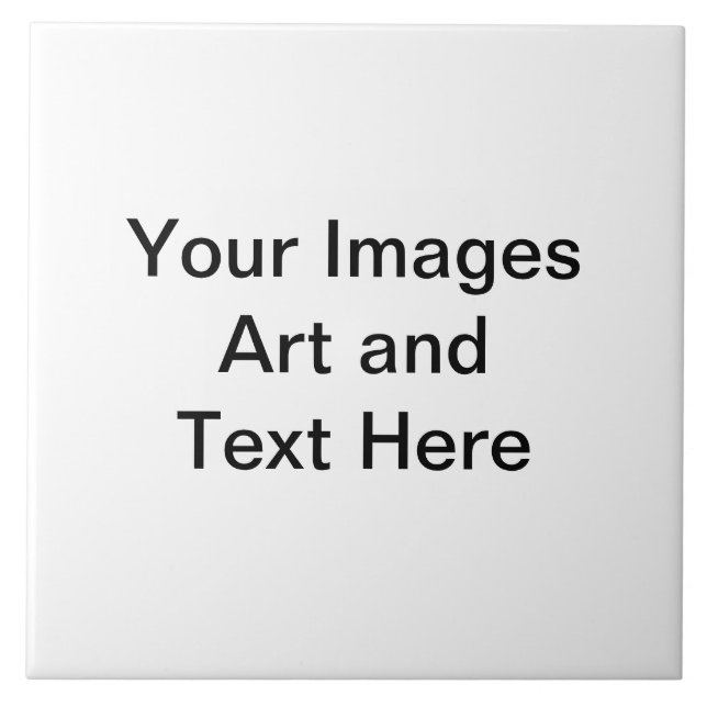 Skapa en stor sida 6"X6" Kakelplatta (Framsidan)