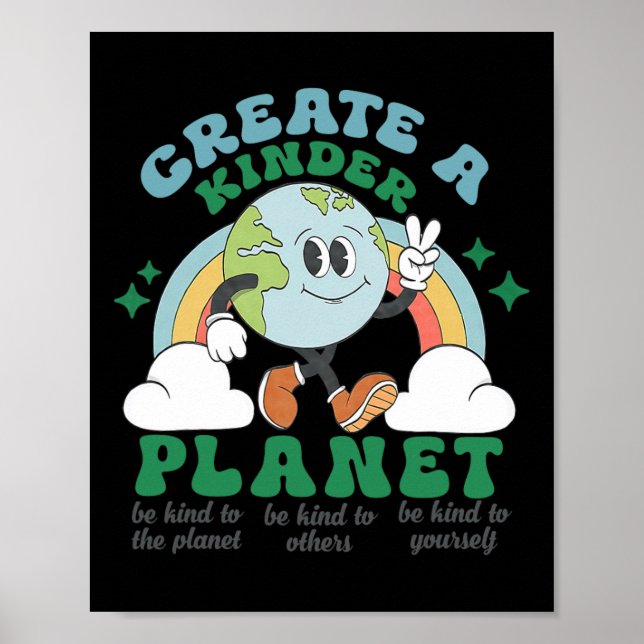 Skapa en torr planetets jorddag vara vänlig mot vå poster (Framsidan)