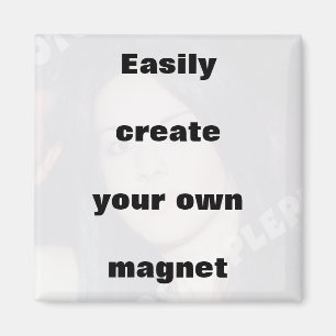 Skapa enkelt magnet Ta bort den stora texten!