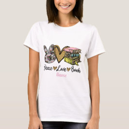 Skapa er egen fred i Kärlek Bokar T Shirt