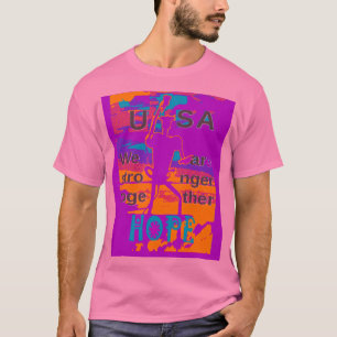 Skapa ert eget USA hoppas att vi tillsammans blir T-shirt