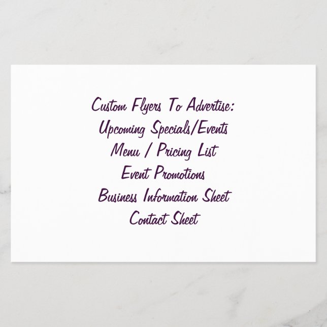 Skapa ett anpassat flygblad eller en Broschyr (Framsidan)