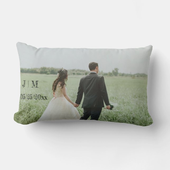 Skapa ett eget foto för att lägga till Namn Pillow Lumbarkudde (Framsida)