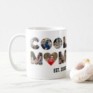 Skapa ett eget foto från Coola mamma 7 brev för he Kaffemugg