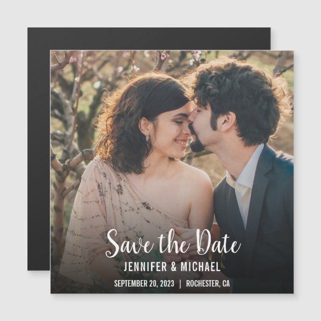 Skapa ett eget foto Spara datummagnetkortet (Fram/baksida)