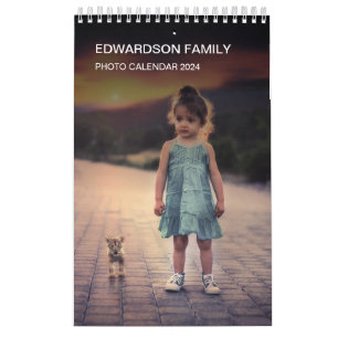 Skapa ett eget fotoår för familjen kalender