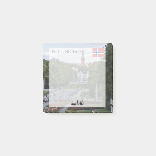 Skapa ett eget personlig Oslo-anpassningsbar-foto Post-it Block (Framsida)