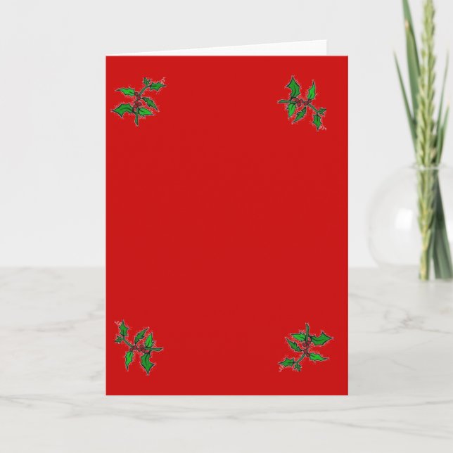 SKAPA ETT EGET PHOTO CHRISTMAS-KORT HELGKORT (Framsida)