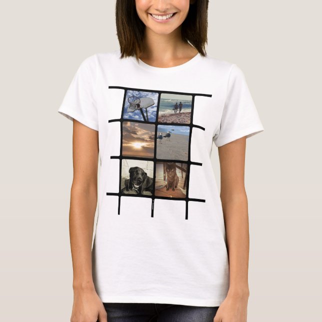 Skapa ett Instagram-foto Tee Shirt (Framsida)