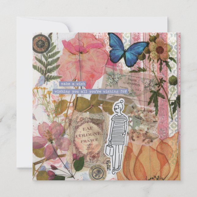 Skapa ett kort för platt hälsning (Framsida)