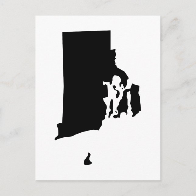 Skapa ett meddelande om flytt till Rhode Island Vykort (Framsida)