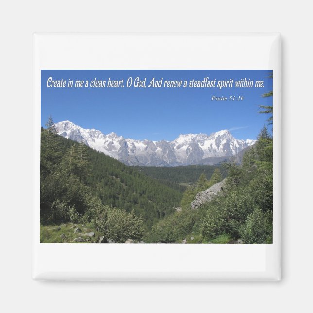 Skapa ett rent hjärta i mig. magnet (Framsidan)