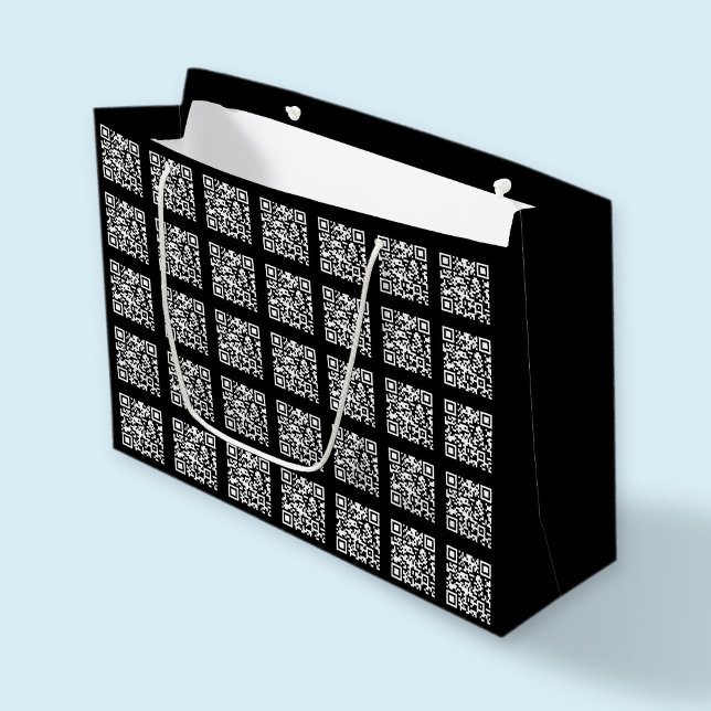 Skapa ett rutigt QR-kodmönster | Redigerbar färg (Skapare uppladdad)