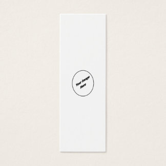 Skapa ett slags bokmärke litet visitkort