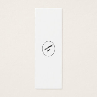 Skapa ett slags bokmärke litet visitkort